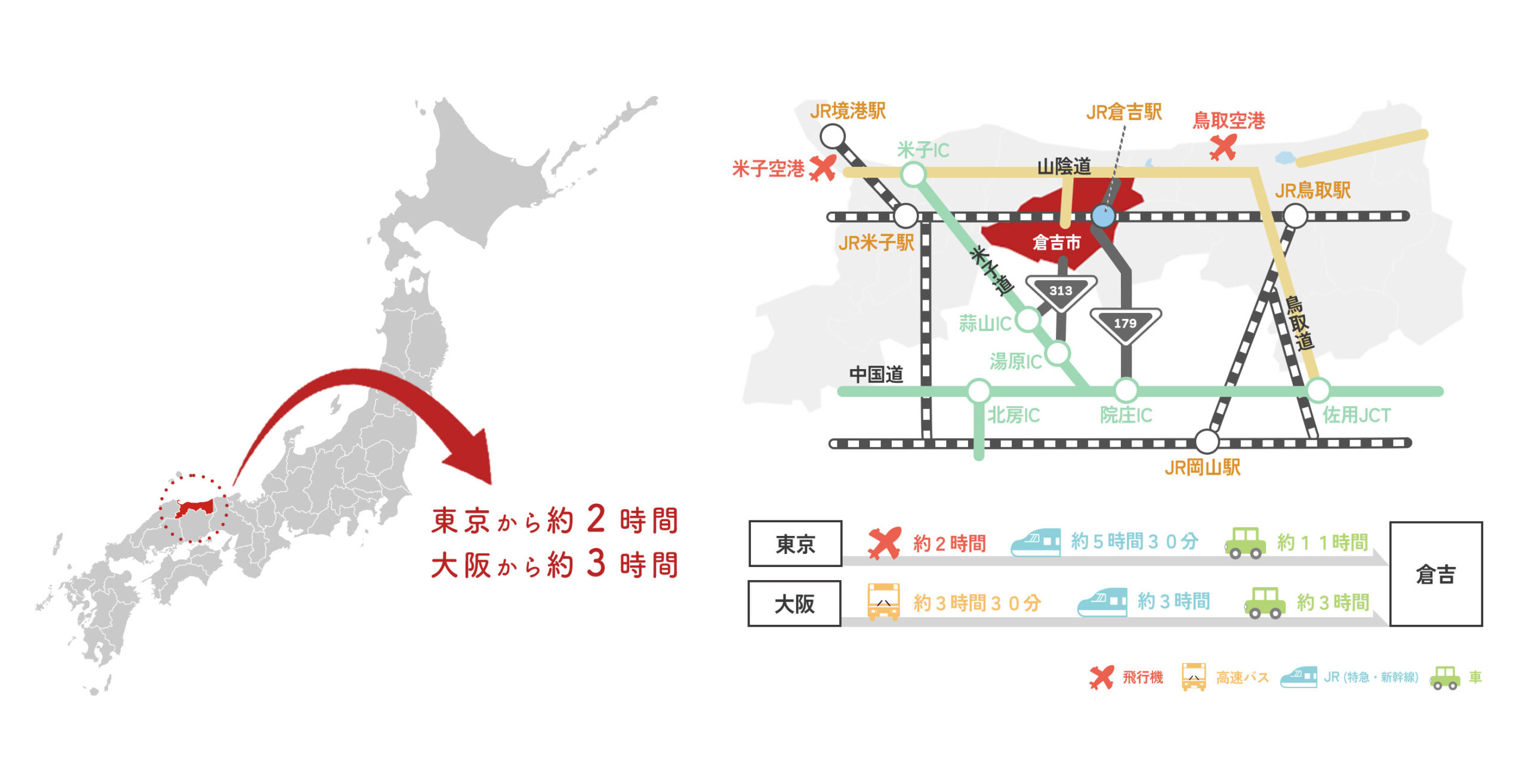 倉吉市MAP