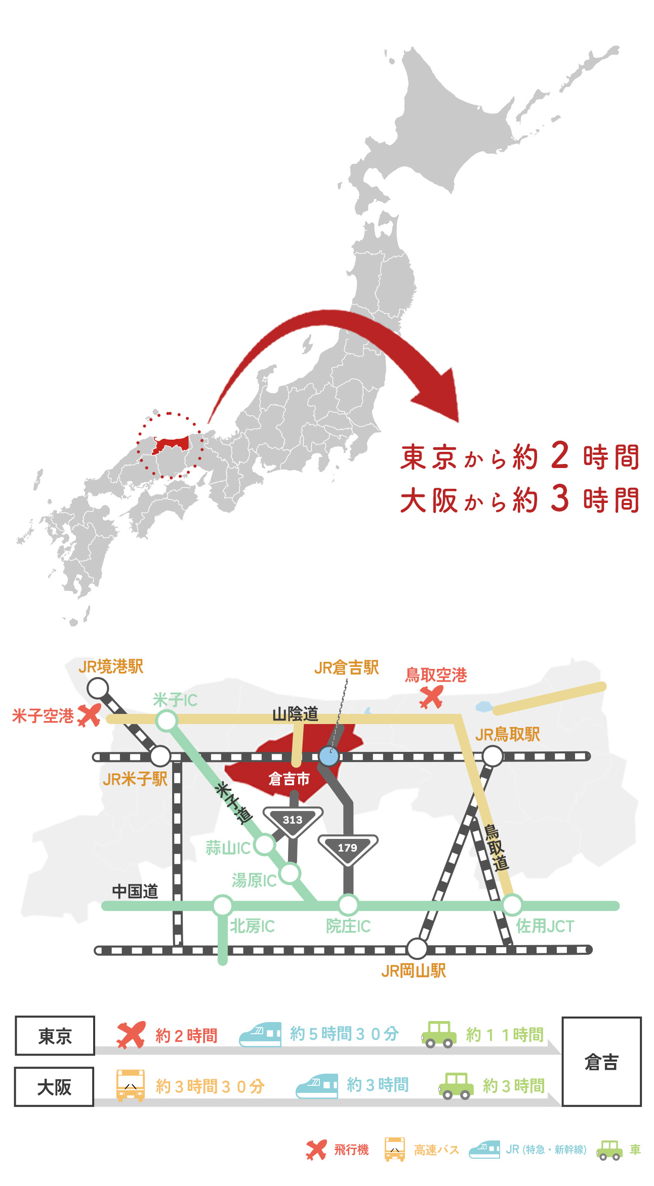 倉吉市MAP